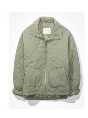 AE Quilted Jacked in Olive